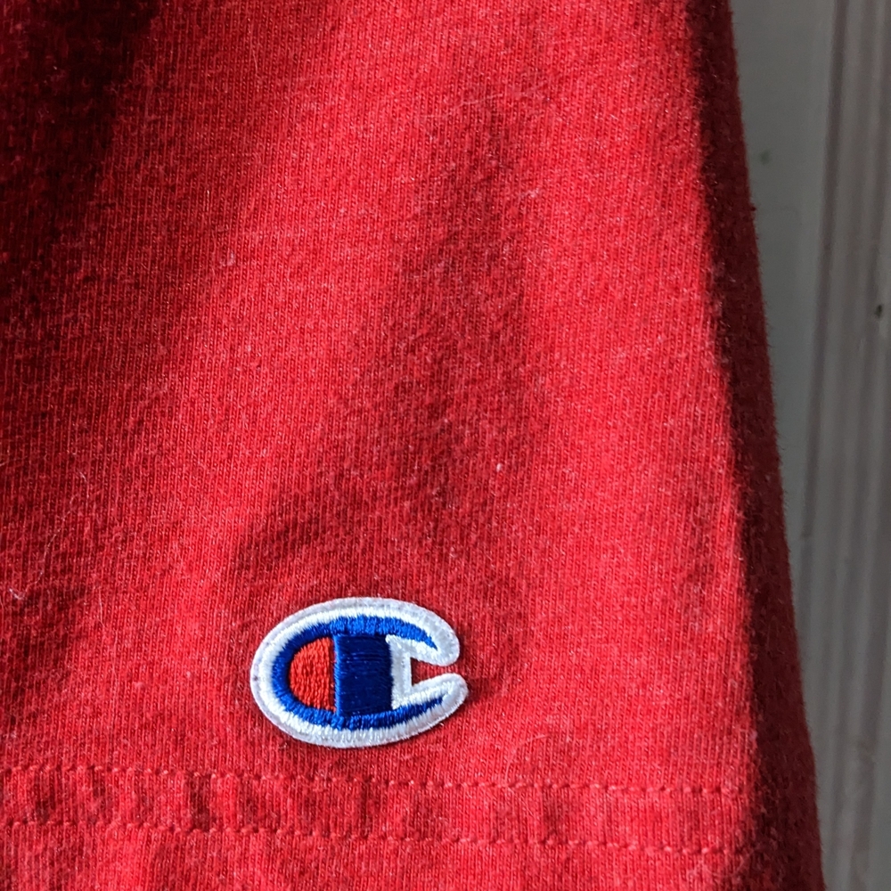 Champion Red Men's T-Shirt - Picture 3 of 4